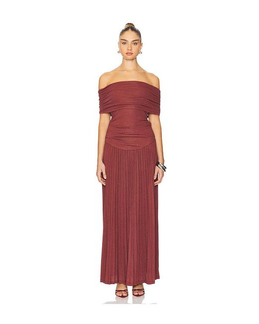 Vestido field of dreams Lioness de color Red