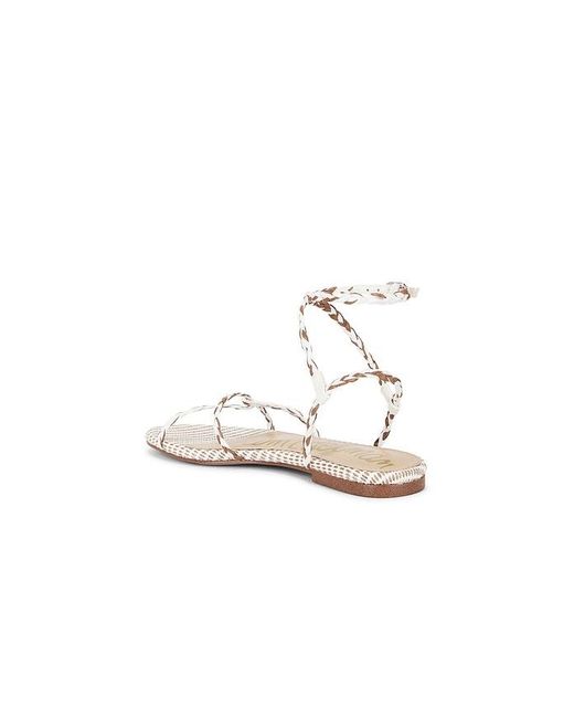 Sam Edelman White Ellina Braid Sandal