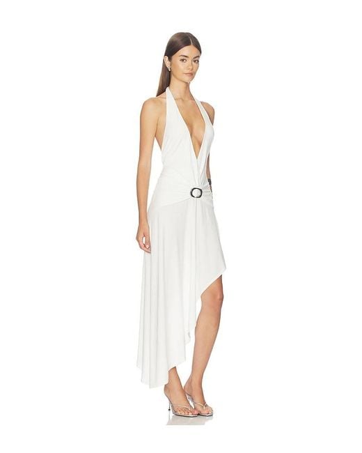 GUIZIO White Sylvie Dress