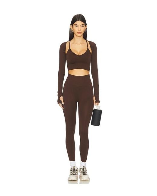 WellBeing + BeingWell Black Perrie Seamless Shrug