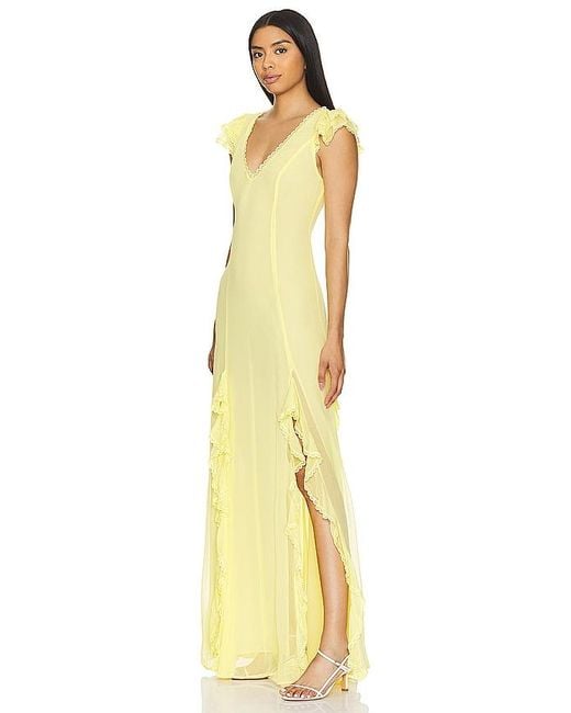 Tularosa Yellow Taylor Gown