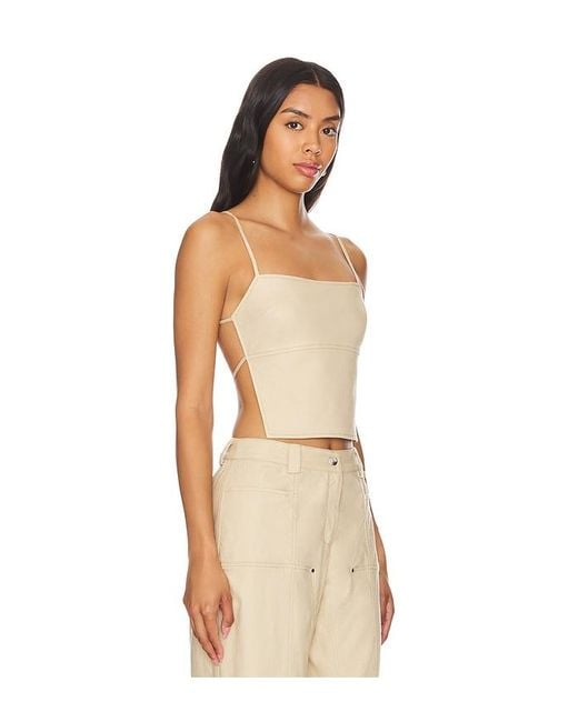 Camila Coelho Natural Rousseau Top