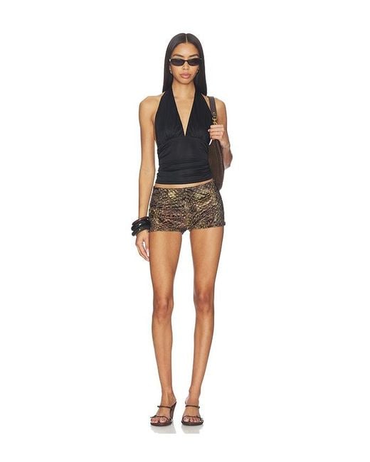 Lovers + Friends Black Emilia Top