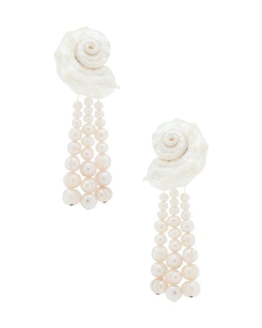 Frasier Sterling White X For Love & Lemons Tidal Treasure Earrings