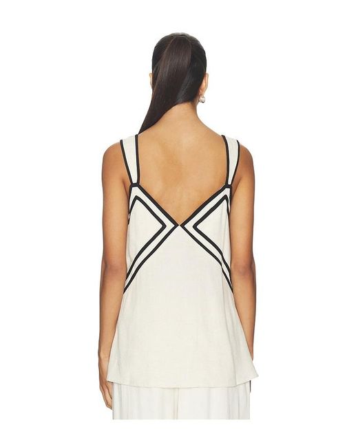 Sancia White The Airlie Top