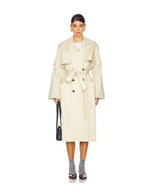 AllSaints Natural Clyde Trench