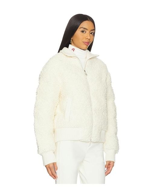 Perfect Moment White Apres Padded Bomber