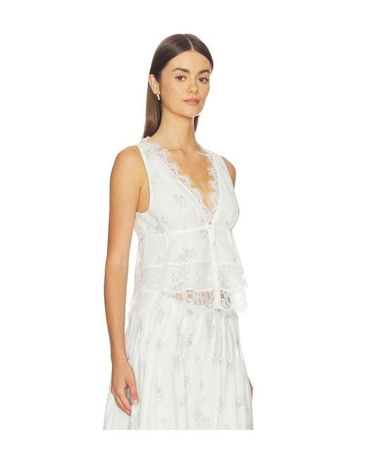 LPA White Everly Top