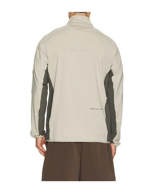 Manors Golf Natural 1/4 Zip Tech Mid Layer for men