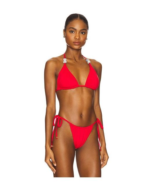 Baobab Red Kaia Bikini Top