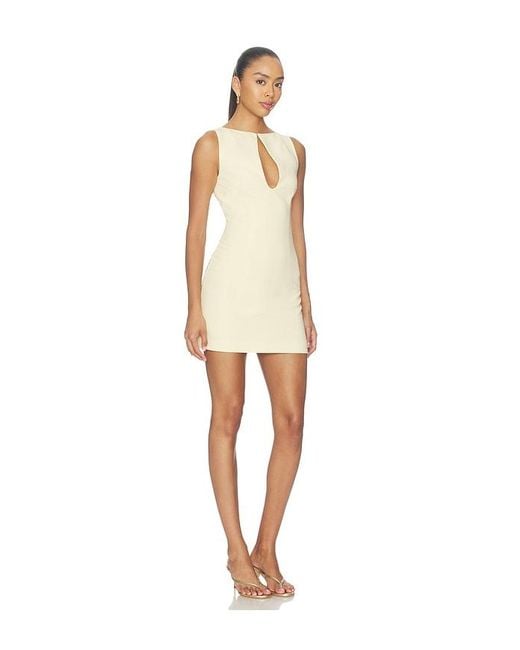 MAJORELLE Natural Elliot Mini Dress