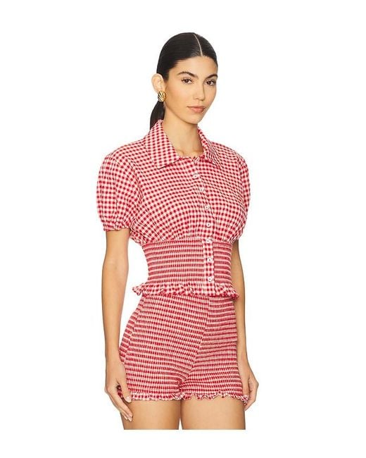 L'academie Red 'Academie Gwen Top