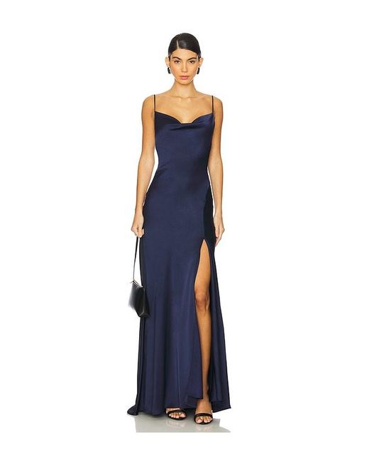 Jonathan Simkhai Blue Finley Gown