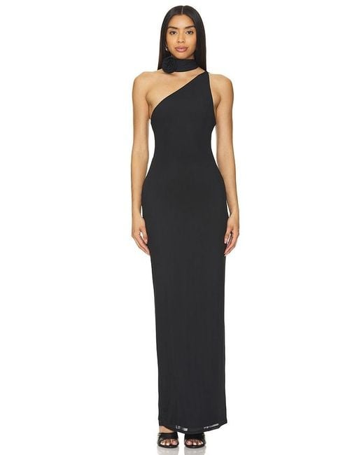 AFRM Black Savoy Dress