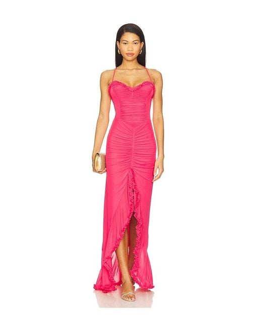 AFRM Pink Kleid Cassian