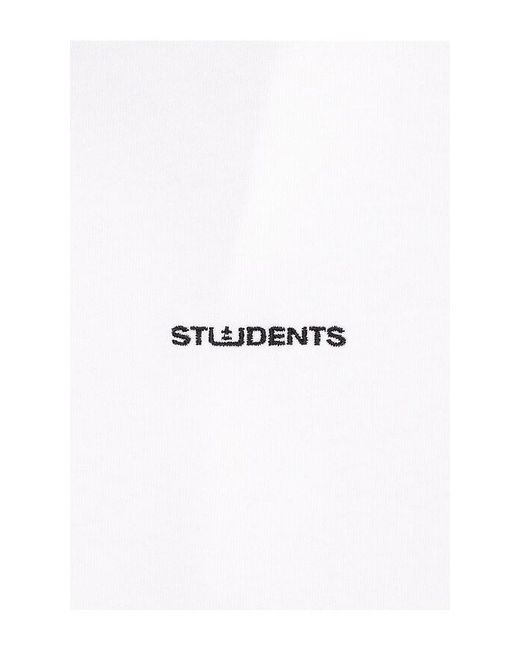 Students Golf White Mapleton Short Sleeve Polo Shirt for men