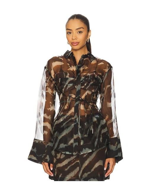 AMUR Black Clea Blouse