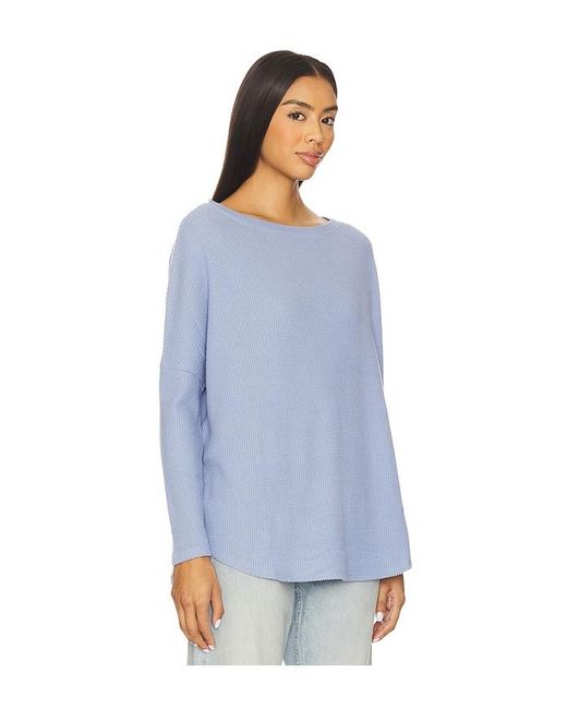 Free People X We The Free Latte Blues Thermal Solid