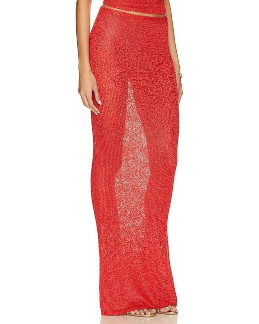 Asta Resort Red Carolina Skirt