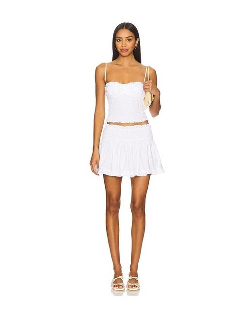 MAJORELLE White Alexis Top