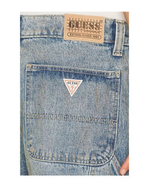 Guess Blue Panel Carpenter Pant for men