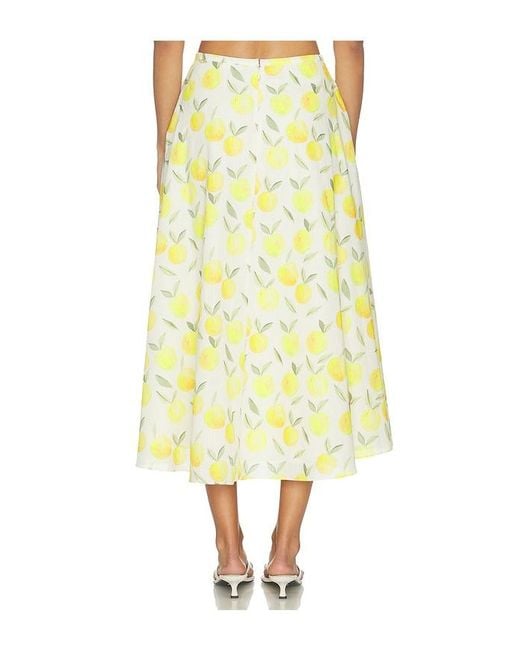 Astr Yellow Myria Skirt