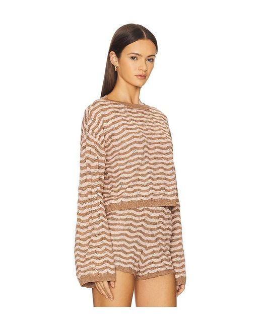PQ Swim Natural Palmer Top