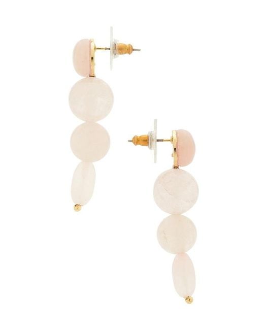 BaubleBar White Fatima Drop Earrings