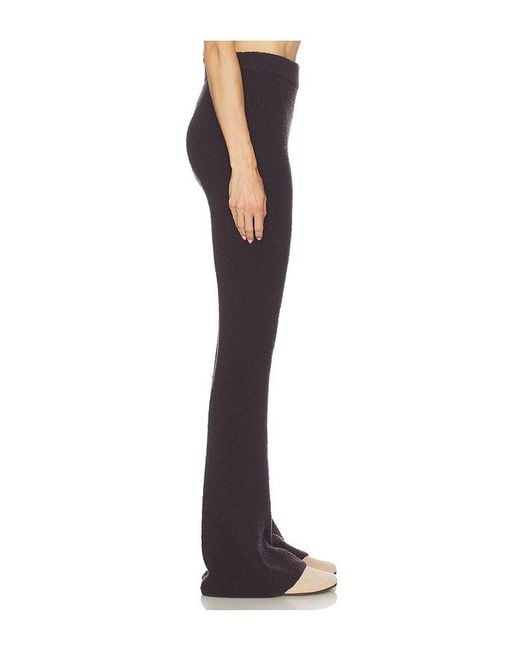 Camila Coelho Black Nika Rib Pant
