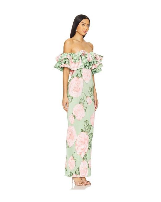 L'idée Metallic Abendkleid Premiere