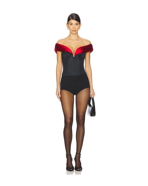MAJORELLE Red Nuria Top
