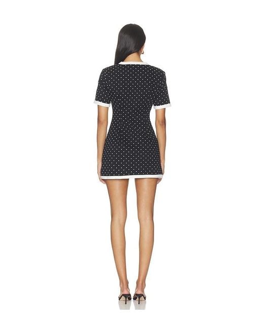 Maude Club Black Taylor Dress Dotted