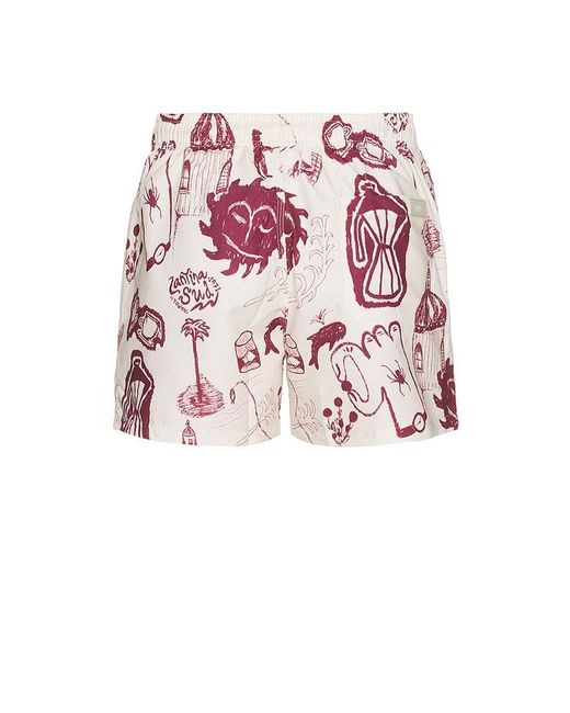 Oas Pink Cantina Swim Shorts for men