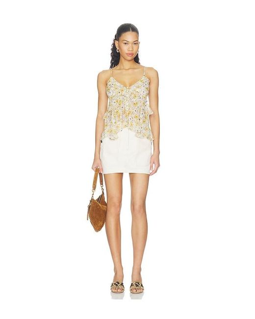 Isabel Marant White Estera Mini Skirt