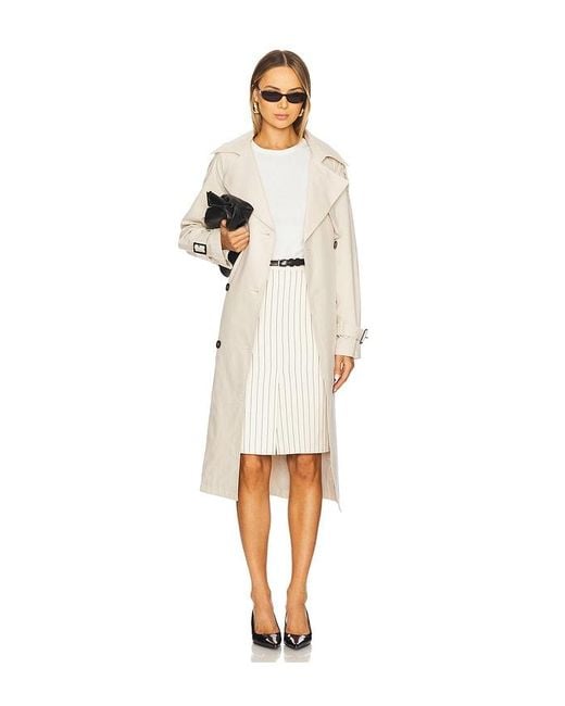 Elodie the Label White Trenchcoat Mason