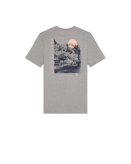 Camiseta En Color Gris Talla (También En S) Travis Mathew de hombre de color Multicolor