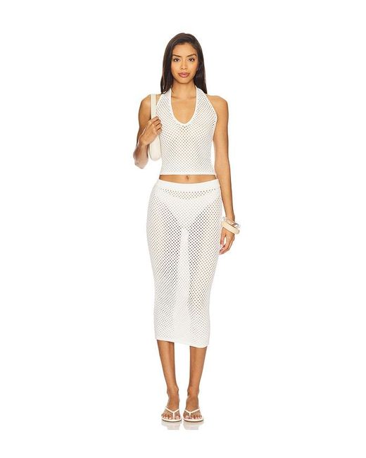 SER.O.YA White Soren Skirt