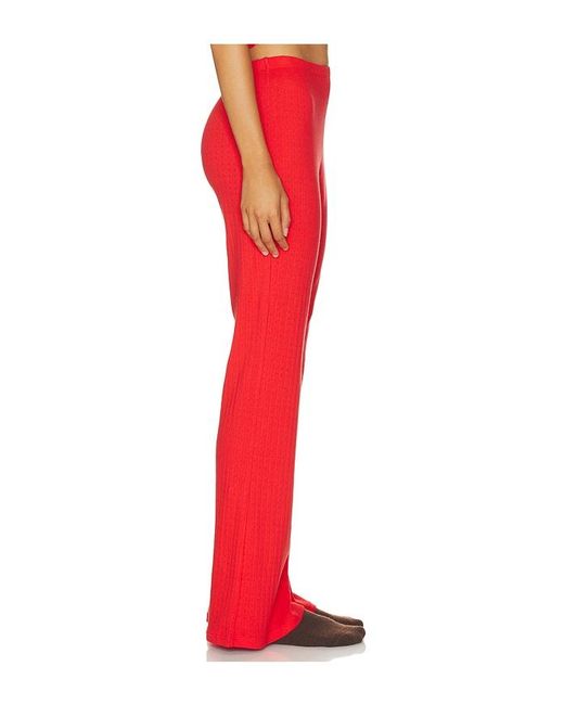 WellBeing + BeingWell Red Shaw Pant