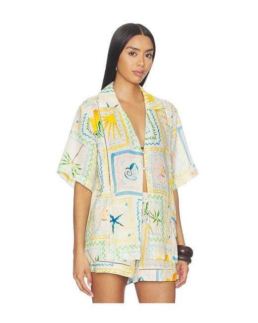 LSPACE Yellow La Mer Shirt
