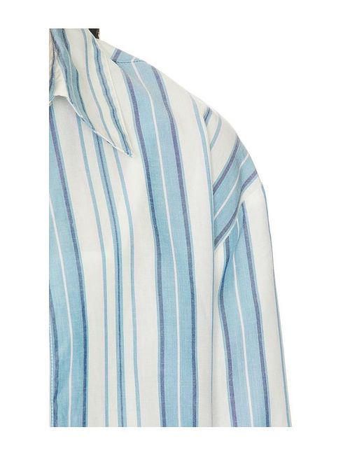 Lovers + Friends Blue Saylor Top