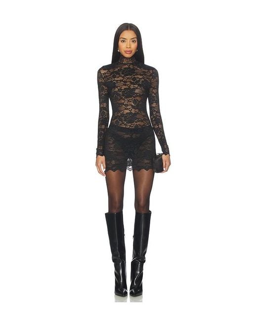 superdown Black Laura Mini Dress