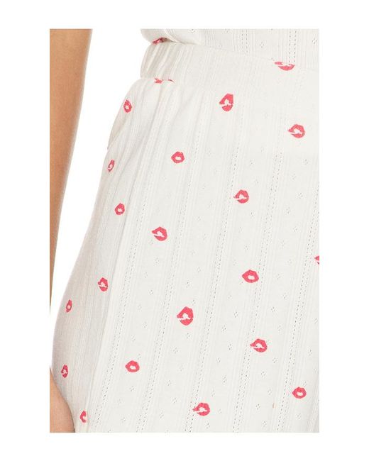 HATCH White The Pointelle Boxer Short