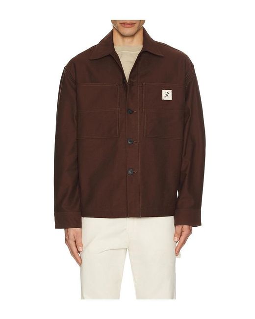 Agolde Brown X Rsvp Gallery Erving Shirt Jacket for men