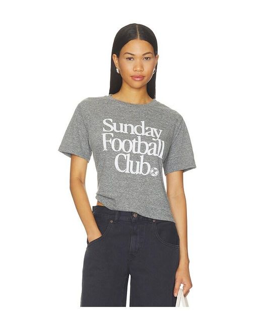 Sunny Somewhere Multicolor Sunday Football Club Tee