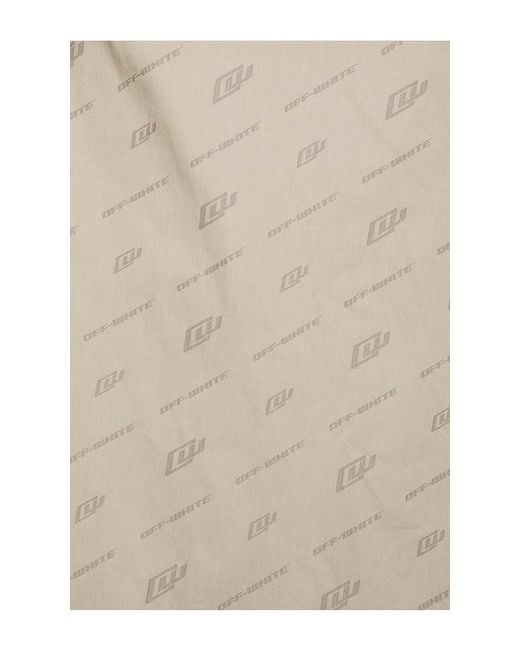 Off-White c/o Virgil Abloh Natural Jacquard Bowl Shorts for men