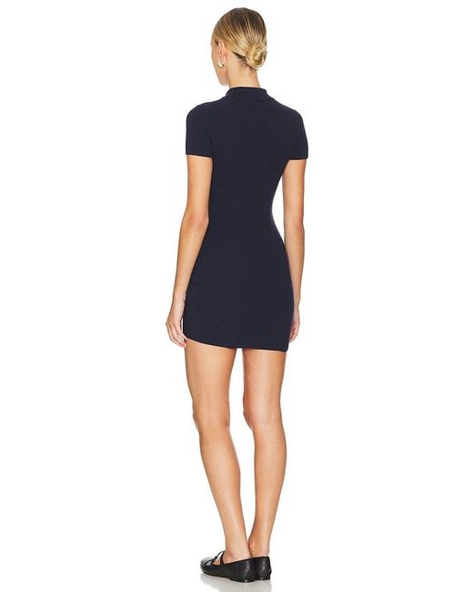 Lovers + Friends Blue Ylenia Polo Dress
