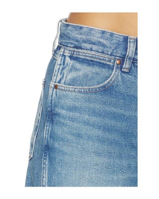 Madewell Blue Darted Barrel Jeans