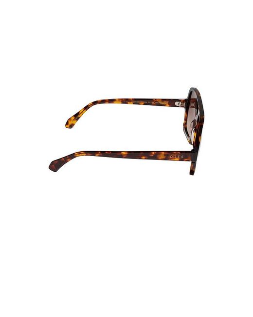 DIFF Brown Sonnenbrille Layton