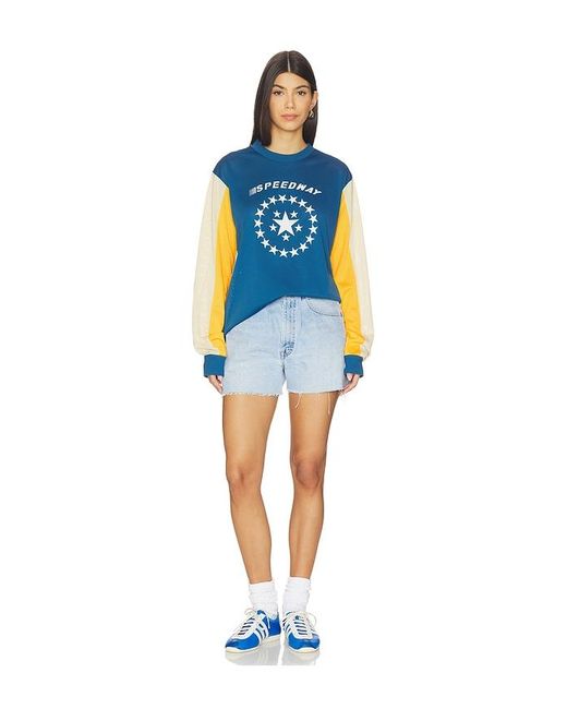 Araminta James Blue Speedway Long Sleeve Tee