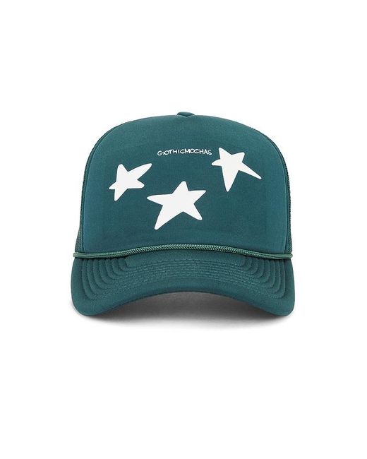 Gothicmochas Green Star Power Trucker Hat